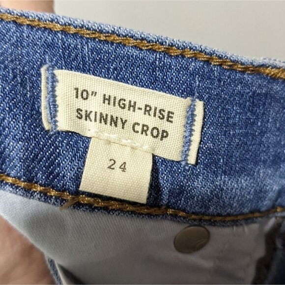 New Madewell | High-rise Skinny Crop in Summerweight Denim - Picture 9 of 13